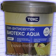 Лак-антисептик на водной основе под колеровку БиоТекс Aqua Профи Текс 0,9 л фото