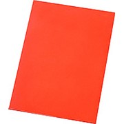 Доска разделочная 500х350х18 красный полипропилен фотография