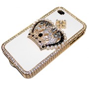 Чехол Swarovski Premium Crown Diamond для iPhone 4/4s фото