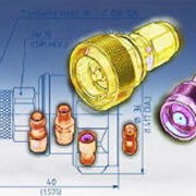 Адаптеры 50 и 75 Ом 1 N-SMA-50-51 Adaptor «f» «f» N jack SMA jack 32 N-SMA-50-51 Adaptor «m» «m» N plug SMA plug 33 N-SMA-50-51 Adaptor «m» «f» N plug SMA jack фото