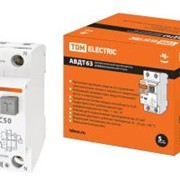 АВДТ 63 2Р (1Р+N) C50 300мА 6кА тип А - Автоматический Выключатель Дифференциального тока TDM ELECTRIC SQ0202-0015 АВДТ фото