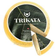 Сыр “Trikata“ Летландер (с пажитником) 45%, 1 кг фото