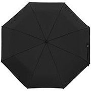 Зонт складной Show Up со светоотражающим куполом, черный фотография