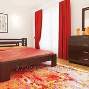 Ліжко букове “Кармен“ 160х200 (деревяная кровать) фото