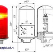 Заградительный огонь «СДЗО-05-1» >10cd, тип «А», 220V AC, IP54 светодиодный