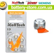 Батарейки для слуховых аппаратов 13 iCellTech + Бесплатная доставка УкрПочтой