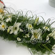 Композиции цветочные для свадебного стола фотография