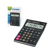 Калькулятор настольный CASIO GR-16-W (209х155 мм), 16 разрядов, двойное питание, черный, европодвес