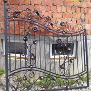 Ворота кованые модель 1 фото