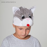 Карнавальная шапка “Кот“, р-р 52-57 см фотография