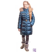 Зимнее детское пальто для девочки З-549