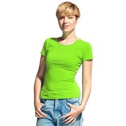 Женская футболка-стрейч StanSlimWomen 37W Ярко-зелёный XXL/52 фото