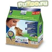 Cat's best Green Power - наполнитель комкующийся древесный кэтс бест грин пауэр для кошек и котят