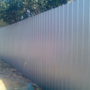 Металлические заборы: забор с профнастила, кованный забор, забор из сетки рябица фото
