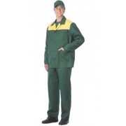 Костюм “СТАНДАРТ“: куртка, брюки зелёный с жёлтым фотография