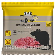 Гранулы от мышей и крыс Nadzor 100 г фото