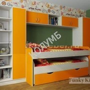 Детская комната с двухъярусной кроватью Фанки Кидз - 8 фото