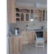 Мебель кухонная из натурального дерева фото