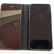 Cтильный кожаный чехол-книжка Valenta для смартфона Apple Iphone 6 фото