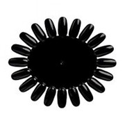Палитра-ромашка овальная “Planet nails“ (черная) фотография