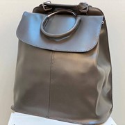Сумка-рюкзак с кольцом серый фото