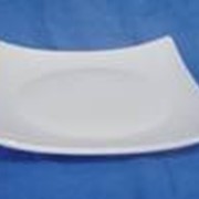 Квадратная тарелка с поднятыми краями №8 фотография