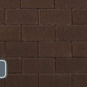Тротуарная плитка Классико Standart темно-коричневый фото