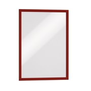 Самоклеящаяся информационная магнитная рамка DURAFRAME А3 Красный фото