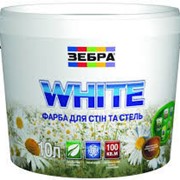 Водоэмульсия акриловая Зебра WHITE 1 л.