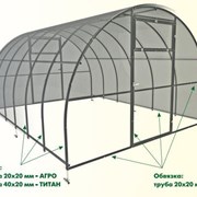 Теплицы Агро, Титан, Сибирская, Престиж, Импласт . Труба оцинкованная 20х20 и 40х20. шаг 1 м и усиленный каркас с шагом 67. Доставка 1740-10-27 фотография