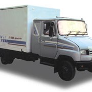 Автомобили-фургоны для перевозки промышленных товаров, мебели фото