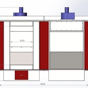 Тупиковая печь полимеризации фото
