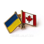 Значок Украина-Канада С014