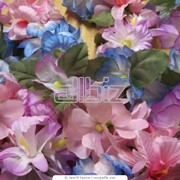 Цветы из ткани фото