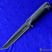 Нож Кондор эластрон черный художественное оформление фотография