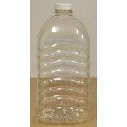 Тара ПЭТ: Бутылки 1л с крышкой в комплекте фотография
