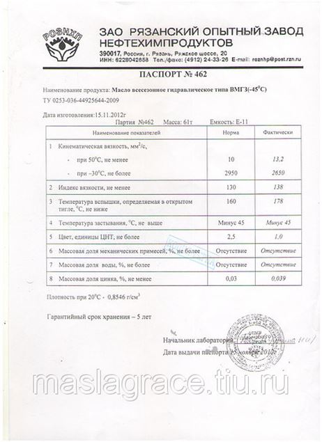 Масло Мг 15в Купить
