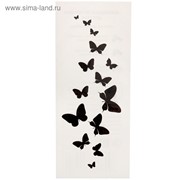 Татуировка на тело “Черные бабочки“ 5,5х12 см фото