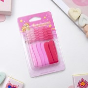 Резинка для волос 'Махрушка' (набор 12 шт) розовые (комплект из 6 шт.) фото