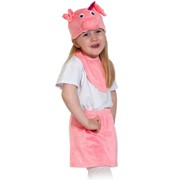 Карнавальный костюм для детей Карнавалофф Поросенок лайт в юбке детский, 92-116 см фото