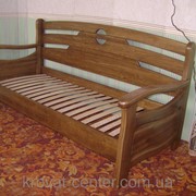 Дубовый диван - кровать Луи Дюпон Люкс (190\200*80\90\120) массив - дуб.