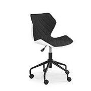 Кресло компьютерное Halmar MATRIX (бело-черный) фотография