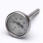 Биметалический термометр, Ру 25 Мпа, от 0˚С до +120˚С, Термометры биметаллические купить в Астане, в Казахстане фото