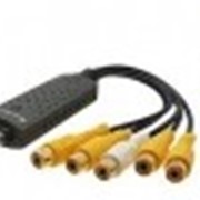 Адаптер (переходник) USB - Easy cap 4 channel (4-х канальная плата видеозахвата)