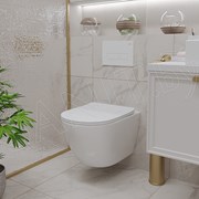 Подвесной унитаз Roxen Antares 530185-01 Rimless Soft Close фото