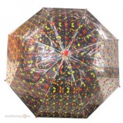 Зонт прозрачный с рис. 50см 141-269С фото