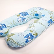 Подушка для беременных Maxi Exclusive “Голубая с цветами“ фотография