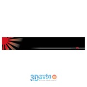 Светофильтр “TYPE-R“ (200х1300) фон черный цвет красный (1шт.) A-STICKER фото