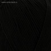 Пряжа “Diva“ 100% микрофибра 350м/100гр (60 черный) фото