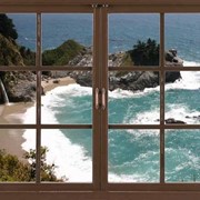 Фальш-окна деревянные фото